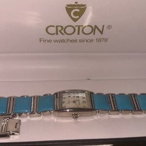 Croton Ladies turquoise watch - Vintage
